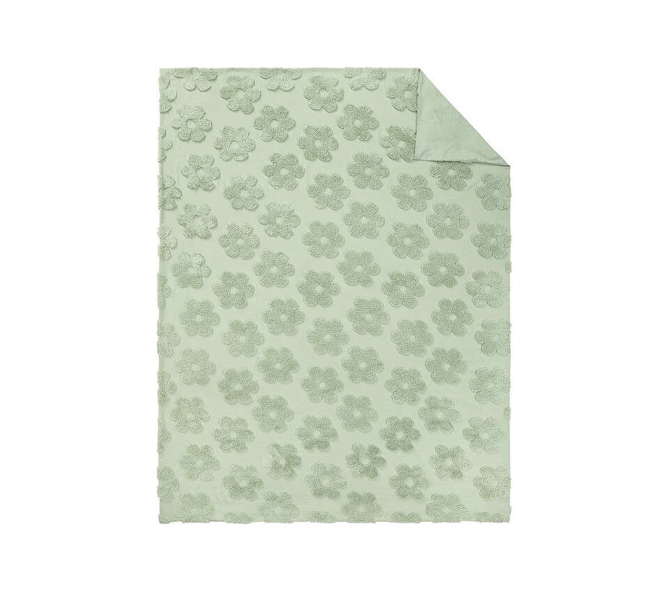 Textured Daisy Jacquard Duvet Cover & Pillowcases